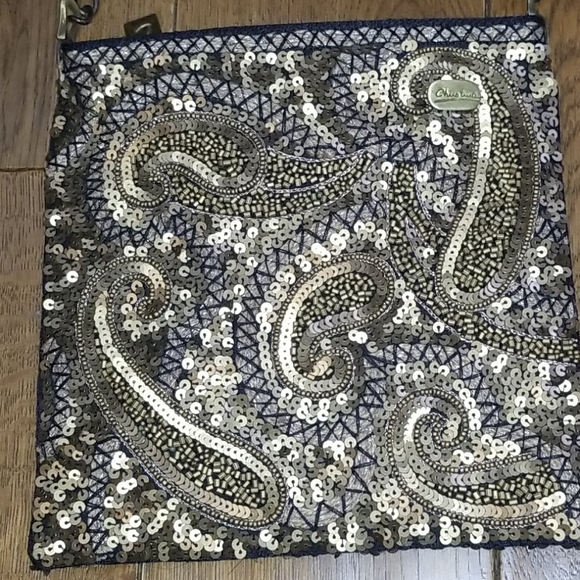 Vintage Christina sequined bag with chain strap - Picture 2 of 7